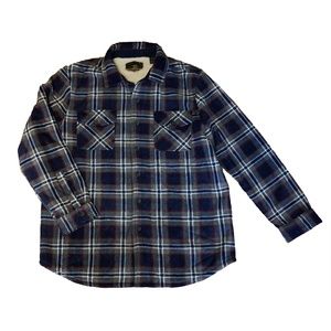Freedom Foundry Men’s Plaid Jacket Fleece XL
